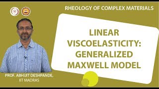 Linear viscoelasticity generalized Maxwell model [upl. by Serena]