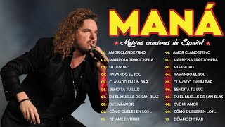 MANÁ MIX GRANDES EXITOS INOLVIDABLES  40 ÉXITOS SÚPER ROMÁNTICOS LOS MÁS ESCUCHADOS [upl. by Bonny]