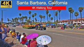 4k Santa Barbara California  Fiesta Parade 2024 Old Spanish Days   4K Parade [upl. by Daniele]