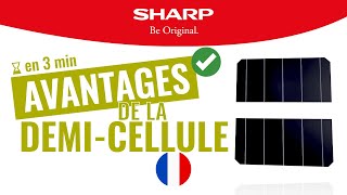 PANNEAUX PHOTOVOLTAÏQUES DEMICELLULES AU RENDEMENT LE PLUS ÉLEVÉ  SHARP  FR [upl. by Jaela]