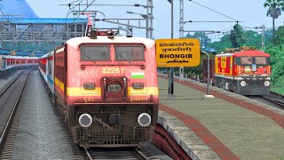 18046 East Coast Express  Indian Train Simulator Gameplay  TRAIN GAME  RAILROAD  NTG GAMING [upl. by Eelyek]