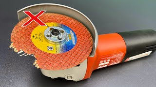 Never make these two mistakes when using a rotary cutting wheel on an angle grinder [upl. by Aretha]