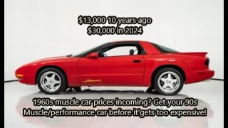 90s Sports cars are the new 1960s muscle car in 2024  Prices going up fast get a retro car now [upl. by Stanislaus]