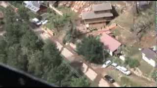 Colorado Flooding Forces Aerial Evacuation of Jamestown Colorado  Colorado National Guard [upl. by Iaht181]