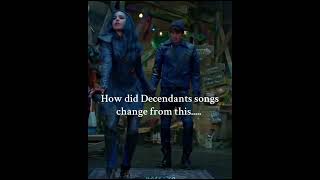 How did it change so much 😭 fyp descendants song shorts [upl. by Nerak912]