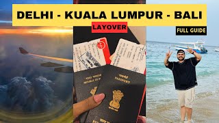 Delhi to Bali Travel Guide  Budget Flight cost Visa Currency  Sim Stay amp More  2024 [upl. by Thisbe]