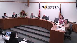 McAllen ISD Regular Board Meeting February 13 2024 [upl. by Melac12]