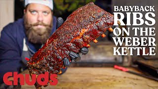 How to cook Baby Back Ribs on the Weber Kettle  Chuds BBQ [upl. by Alake154]