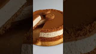 cheesecake spéculoos sans cuisson sans gélatine et avec très peu dingrédients 😋👌 [upl. by Ycal]