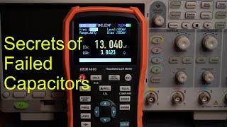 Detecting Failed Capacitors The Secrets Capacitance ESR Phase Angle Dissipation Factor [upl. by Ahsitneuq]