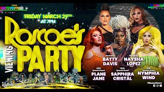 Nymphia Plane amp Sapphira  Roscoes RuPauls Drag Race Season 16 Viewing Party [upl. by Gnak]