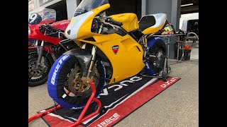 Ducati 748 RS  Donington August 2021 Fast Group [upl. by Yvette]