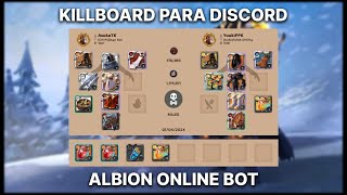 COMO USAR KILLBOARD ALBION ONLINE NO DISCORD [upl. by Gnanmos373]