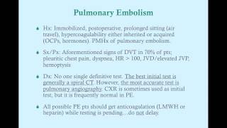 DVTPulmonary Embolism old version with sound  CRASH Medical Review Series [upl. by Niamjneb614]