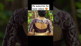 Blouse designs 😍 back neck blouse designs collectionshortvedioytshortvairalvideo [upl. by Donahoe]