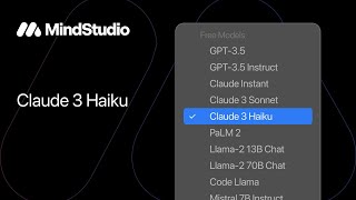 MindStudio Supports Claude 3 Haiku  Supercharge Your AI Workflows at Lower Costs [upl. by Tisdale]