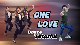 Shubh One Love Dance Tutorial step by step  Punjabi Dance  Ajay Poptron Tutorial [upl. by Ulphia]