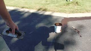 Asphalt Driveway Crack Repair Save Money and Make Your Drive Way Last [upl. by Ammadas539]