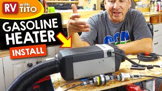 Dry Heat WITHOUT Propane  Webasto GasDiesel Heater Installation in RV [upl. by Mandeville]