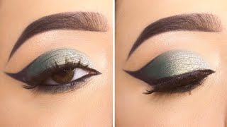 Simple and Easy Party eye Makeup tutorial  Step by step eye makeup  Shilpa [upl. by Nilyahs]