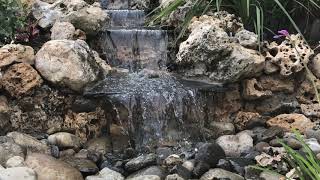 Construcción de cascada de piedra natural Marbella Málaga [upl. by Anilec]