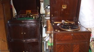 Comparing an HMV Model XIV and an HMV 511 Conversion  Gramophones [upl. by Klemens246]