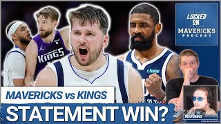 How Luka Doncic amp Kyrie Irving Led a Mavs Win Over the Kings  Dallas Mavericks Podcast [upl. by Phineas391]