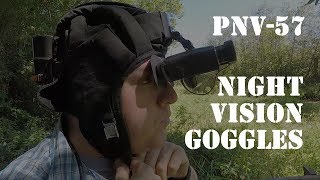 Czechoslovakian PNV57 Night Vision Goggles [upl. by Yelsnia899]