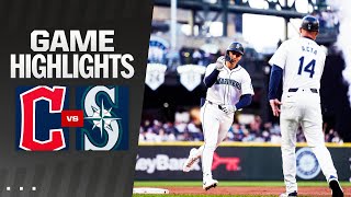 Guardians vs Mariners Game Highlights 4124  MLB Highlights [upl. by Glarum]