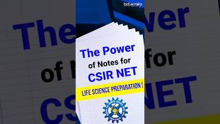 The Power Of Notes in CSIR NET Life Science Exam Preparation notes csirnet csirnetlifescience [upl. by Iblehs]