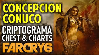 Concepcion Criptograma Chest amp Charts Locations  Conuco El Este  Far Cry 6 Collectibles [upl. by Anival]