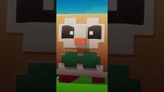 Rowlets Intense Soulstaring Gaze pokemonanimation rowlet [upl. by Yeltsew]