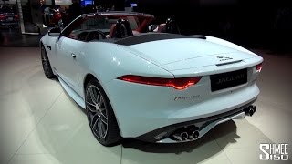 FIRST LOOK Jaguar FType R AWD Convertible and Manual V6 S  LA Auto Show 2014 [upl. by Sset]