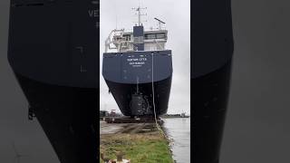 How a ship is first launched at sea youtubeshorts ship facts [upl. by Klarika]