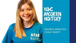 HSC Modern History  Source Analysis Cheat Sheet [upl. by Macegan]