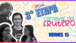 CDFrutero  PDA Carnaval 2025  3° Etapa 1511 [upl. by Akkimat]