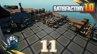 Satisfactory 10 Ep 11 Steel Production expanded [upl. by Ahtiuqal]