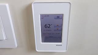 Ditra Heat Touchscreen Programmable Floor Heating Thermostat Review [upl. by Eirised]