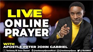 LIVE ONLINE PRAYER WITH APOSTLE PETER JOHN GABRIEL  28022023 [upl. by Yanarp455]