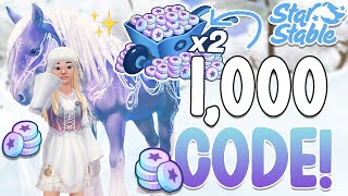 FREE 1000 STAR COINS CODE WORKING ❄️ STAR STABLE GIVEAWAY [upl. by Flem]