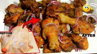 🥰😋NKO MURI HOTELI TWIGE GUTEKA INKOKO IKARANZE BUFIRITI IRYOSHYE EASY FRIED CHICKEN RECIPE [upl. by Claribel]