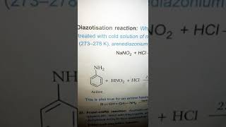 benzene diazonium chloride reaction for neet [upl. by Aihsad754]