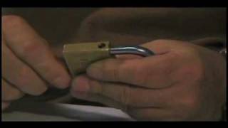 Opening Padlocks with the Peterson Knife Tool [upl. by Raffin800]