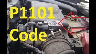 Causes and Fixes P1101 Code Intake Air Flow System Performance  MAF Sensor Out Of Self Test Range [upl. by Amethist]