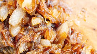 Simple Caramelized Onion Recipe [upl. by Atsirtal]