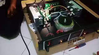 Tes power peavey cs 4000 [upl. by Oringa]