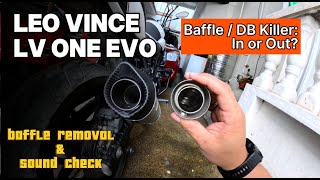 LV One Evo Baffle Removal  Sound Check  SV 650X [upl. by Genny391]