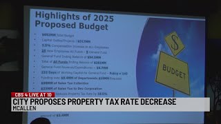 McAllen proposes property tax rate decrease [upl. by Threlkeld158]