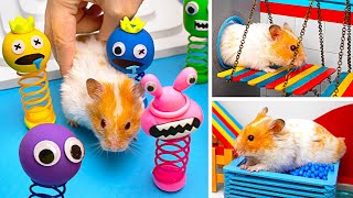 🐹 Wir bauen das kreativste Rainbow Friends HamsterLabyrinth [upl. by Llennehc757]