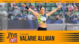 Interview with Valarie Allman amp Coach Zeb Sion at the 2024 US Olympic Team Trials — Track amp Field [upl. by Enirhtac]